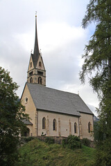 la chiesa di San Giovanni Battista a Vigo di Fassa