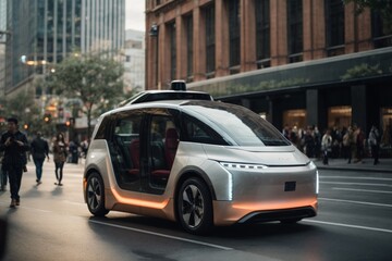 AI-Driven Future: Autonomous Car Cruising in Urban Landscape