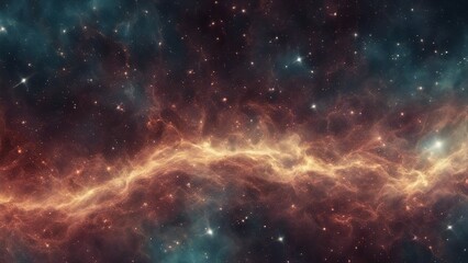 Naklejka premium background with stars space nebula forming, shining pulsar