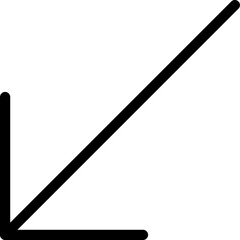 Single Arrow Icon for UI Button