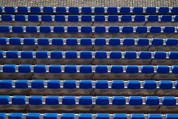 Seats in blue