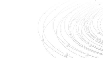 Technology abstract background. Abstract geometric background. Rings and circles backdrop. © AndS