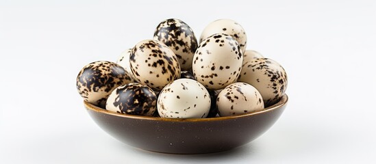 Fototapeta premium Nutritious protein ingredient Quail eggs