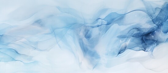 Obraz premium Abstract art using ink marbling and watercolor abstraction