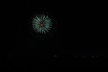 Fototapeta premium fireworks in the night sky