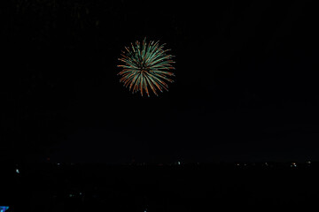 fireworks in the sky