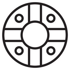 plant necklace line icon