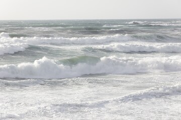 waves on the beach
