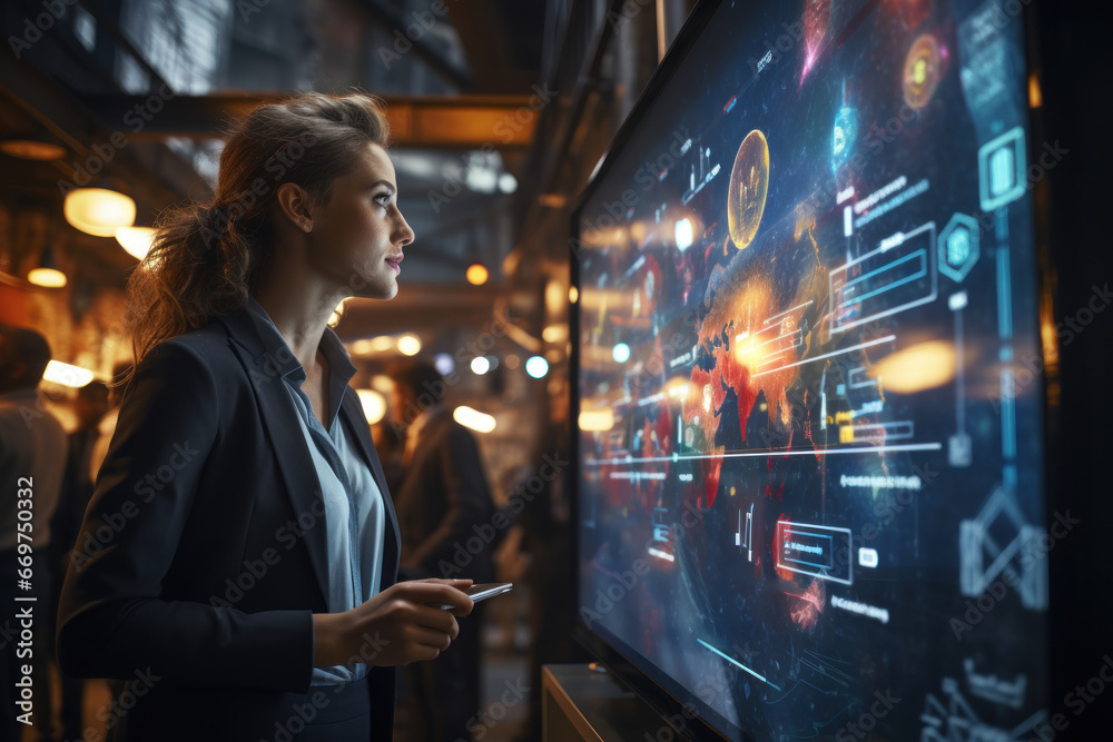 Poster epidemiologists and data analysts using advanced technology to predict disease hotspots and trends. 
