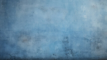 Obraz premium Alte Betonwand mit Rissen und blauer Farbe.