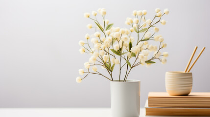 Minimalist frame mockup on a clean white background