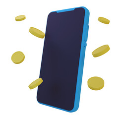 mobile phone with screen