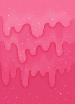 Abstract vertical background with glitter slime.