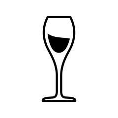 Wine Glass icon vector design templates simple and modern