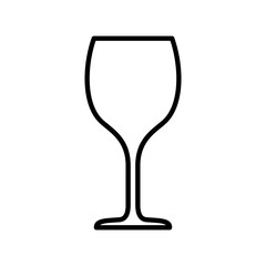 Wine Glass icon vector design templates simple and modern