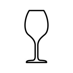 Wine Glass icon vector design templates simple and modern