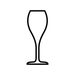 Wine Glass icon vector design templates simple and modern