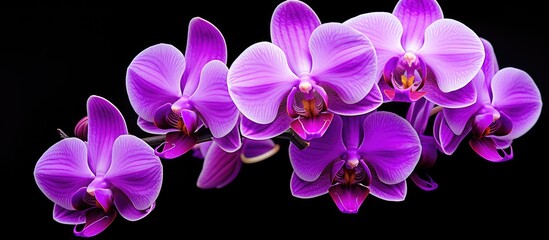 Fototapeta na wymiar Isolated purple orchid