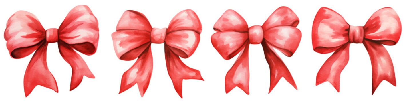 Red Bow Illustrations ~ Stock Red Bow Vectors & Clip Art