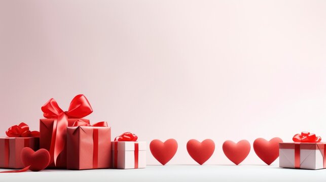 Romantic Valentines Day Background Hearts Present , Background Image,Valentine Background Images, Hd