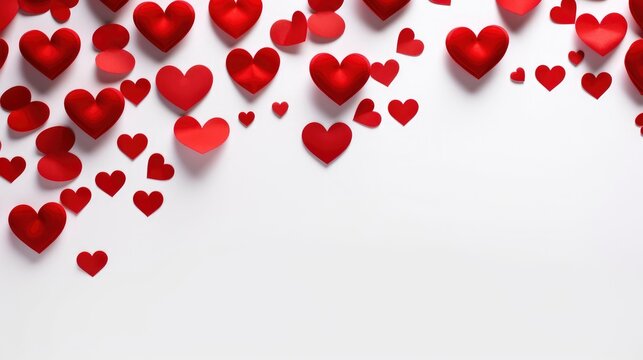 Valentines Day Background Red Hearts, Background Image,Valentine Background Images, Hd
