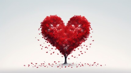 Valentines Day Red Heart On Old , Background Image,Valentine Background Images, Hd