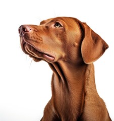Charming Redhaired Vizsla Dog Eyes Closed Photoreal, Background Image,Valentine Background Images, Hd