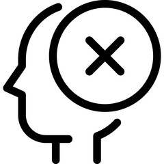 cancel mind icon