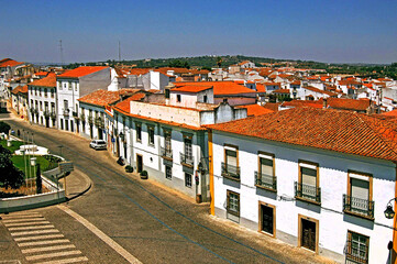 Cidade de Évora. Portugal. - obrazy, fototapety, plakaty