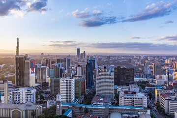 Nairobi City County Kenya's Capital Sunset Sunrise Sundowner Golden Hour Cityscapes Skyline...
