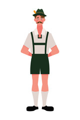 german man with mustache