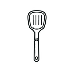 icon spatula kitchenware utilities for cooking 