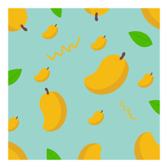 Colorful fruit pattern. Orange, lemon, banana, watermelon, apple, tropical fruits pattern for background.