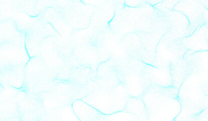 3D abstract digital technology blue light particles wave