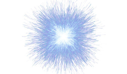 Fototapeta premium 3D abstract digital technology blue light particles wave