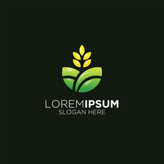 Attractive logo design for wheat products