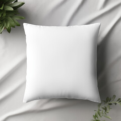 White Pillow mock up