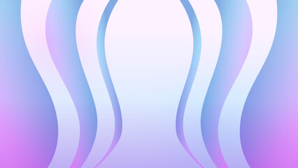 3D background design dark light purple blue shine glow curve line wave flow business banner poster