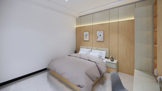 interior design home minimalis  with hpl finish