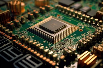 Central processing unit and computer board: essential components of advanced computing systems. Generative AI