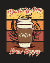 Coffee T-Shirt Design, Coffee tee
