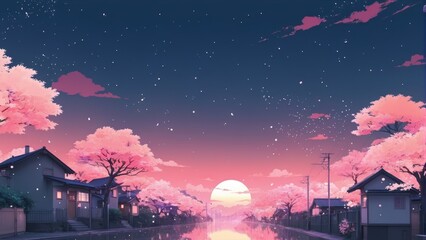 Anime themed wallpaper/background
