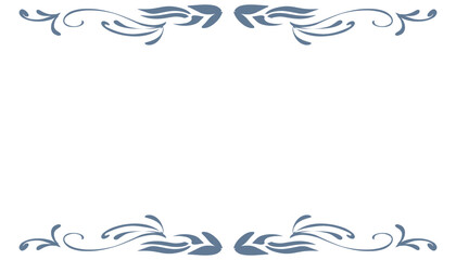 Abstract background with elemental blue border or frame. Perfect for card backgrounds, book covers, posters, banners