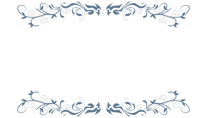 Abstract background with elemental blue border or frame. Perfect for card backgrounds, book covers, posters, banners