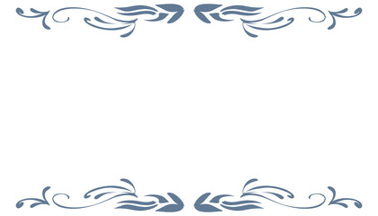 Abstract background with elemental blue border or frame. Perfect for card backgrounds, book covers, posters, banners