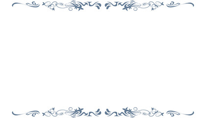 Abstract background with elemental blue border or frame. Perfect for card backgrounds, book covers, posters, banners