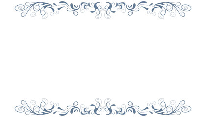 Abstract background with elemental blue border or frame. Perfect for card backgrounds, book covers, posters, banners