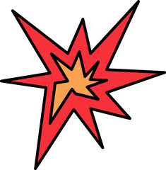 Groovy sparkle element