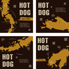 Social Media Template - Hot dog
.
- EPS files
- 2000x2000 px
- RGB Color Mode
- Resolution 300 DPI
- Editable
- Can Used for Instagram or Others Social Media
.
.
NOTE : IMAGE NOT INCLUDED