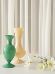 empty white space with Vase